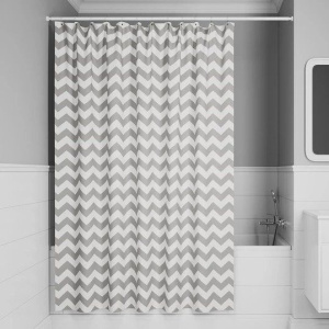 Штора для ванной IDDIS Base BR02P18i11 180х200, серая