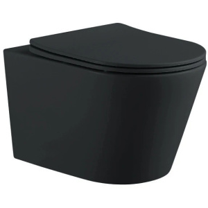 Унитаз подвесной с сиденьем микролифт Aquatek Вега AQ1905-MB безободковый