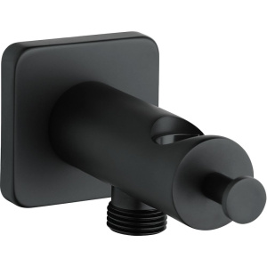 Шланговое подключение Lemark LM3785BL с держателем для душа, черное