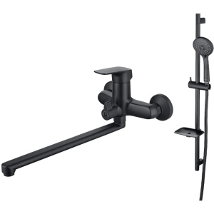 Комплект смесителей для душа Aquatek Вега AQ1033MB черный