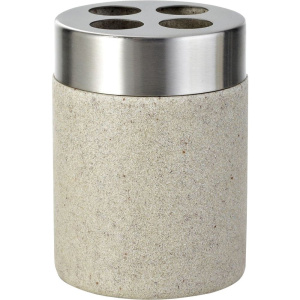 Стакан Ridder Stone 22010211 для зубных щеток, бежевый Стакан Ridder Stone 22010211 для зубных щеток, бежевый