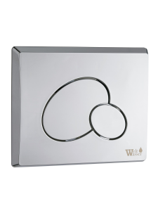 Кнопка хром нажимная для инсталляции Круглая WeltWasser MARBERG 410 RD CR (10000005950)