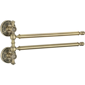 Полотенцедержатель Savol 58 с S-005802C бронза, двойной