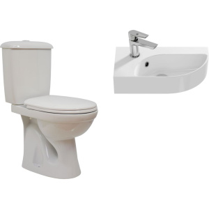 Комплект Унитаз-компакт Оскольская керамика Суперкомпакт Стандарт + Рукомойник Cersanit CAMEO 45 левый Комплект Унитаз-компакт Оскольская керамика Суперкомпакт Стандарт + Рукомойник Cersanit CAMEO 45 левый