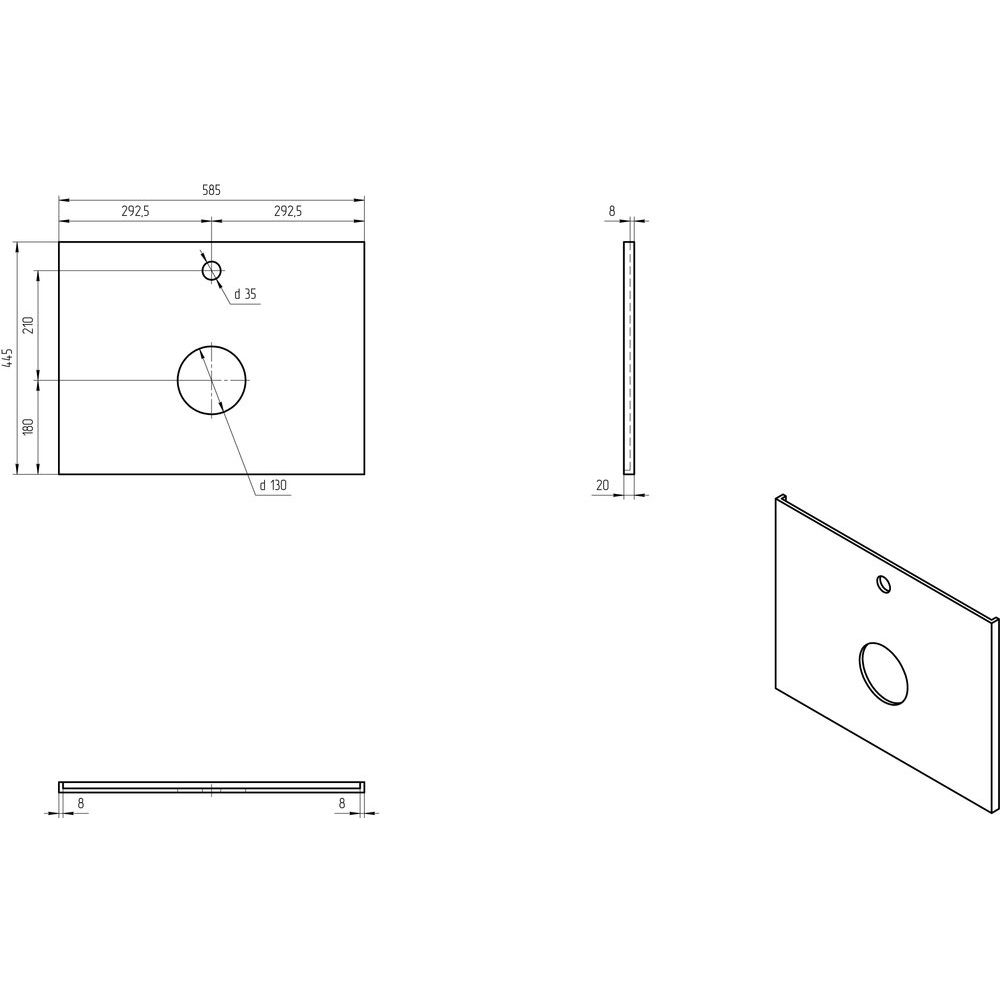 Купить Мебель для ванной STWORKI Колдинг 60 антрацит, с раковиной 50 Square, столешница орех матовый в Москве с доставкой Мебель для ванной STWORKI Колдинг 60 антрацит, с раковиной 50 Square, столешница орех матовый