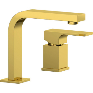 Смеситель для раковины Remer Absolute AU57DO золотой глянцевый Смеситель для раковины Remer Absolute AU57DO золотой глянцевый