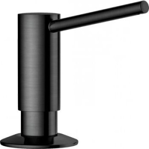 Дозатор для кухонной мойки Omoikiri OM-02-PVD-GM вороненая сталь Дозатор для кухонной мойки Omoikiri OM-02-PVD-GM вороненая сталь