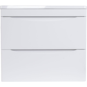 Тумба с раковиной Style Line Бергамо Мини 60 Люкс Plus подвесная, антискрейтч белая