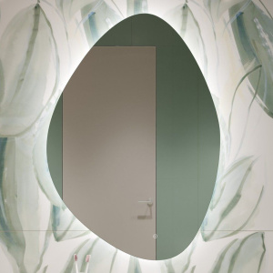 Зеркало DIWO Валдай 70 с подсветкой светодиодной, сенсорный выключатель, настенное