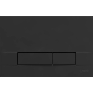 Кнопка смыва Lemark Bit 9802006 матовый черный soft touch