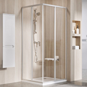 Душевой уголок Ravak Supernova SRV2-75 195 S Transparent, профиль сатин