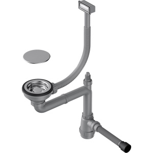 Сифон для мойки Omoikiri WK-1C-IN нержавеющая сталь Сифон для мойки Omoikiri WK-1C-IN нержавеющая сталь