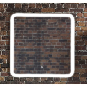 Зеркало Sanflor Лорд 70, белое матовое, с подсветкой Зеркало Sanflor Лорд 70, белое матовое, с подсветкой