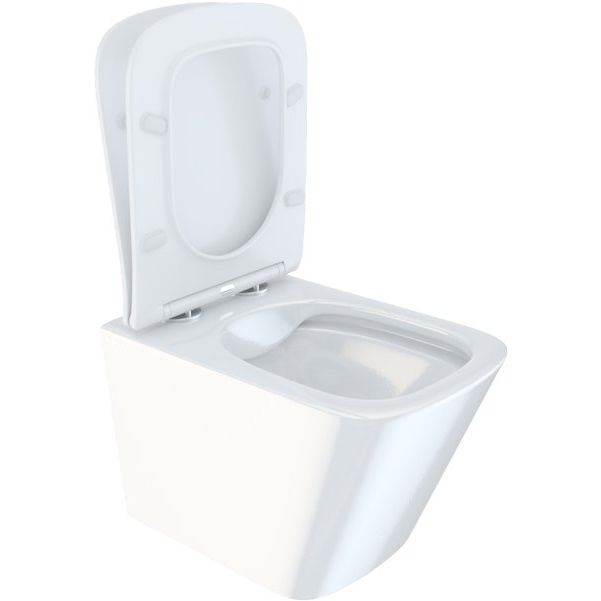 Купить Унитаз подвесной IDDIS Bild BILRDSEi25 безободковый, с микролифтом в Москве с доставкой Унитаз подвесной IDDIS Bild BILRDSEi25 безободковый, с микролифтом