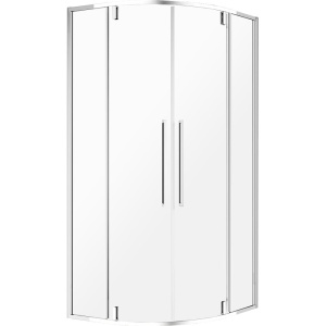 Душевой уголок AQUAme AQM7101-9 90х90, профиль хром