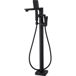 Напольный смеситель для ванны с душем Lemark Bronx LM3744BL черный Напольный смеситель для ванны с душем Lemark Bronx LM3744BL черный