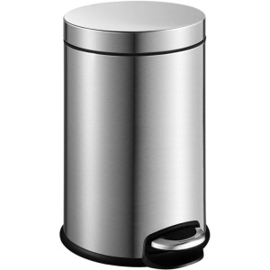 Мусорное ведро Weltwasser WW Erfie MT 12L хром матовый Мусорное ведро Weltwasser WW Erfie MT 12L хром матовый