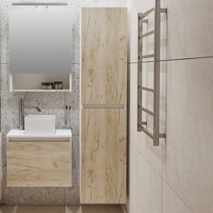 Шкаф-пенал Runo Бари 35 крафтовый дуб