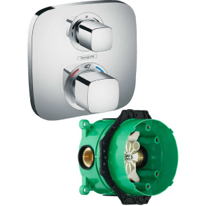 Термостат Hansgrohe Ecostat E 15708000S для ванны с душем, 2 режима