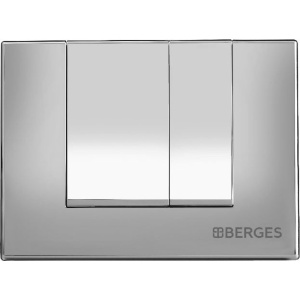 Кнопка смыва Berges Novum S3 хром, глянец