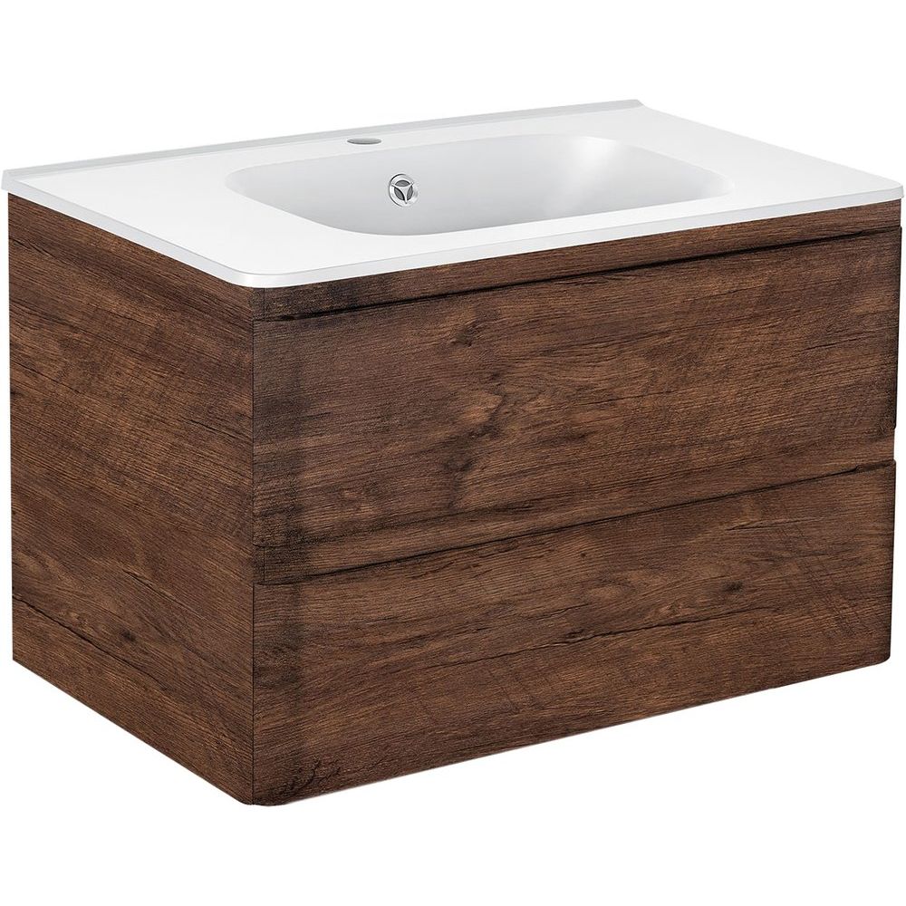 Купить Мебель для ванной Vincea Vico 80 темный дуб в Москве с доставкой Мебель для ванной Vincea Vico 80 темный дуб