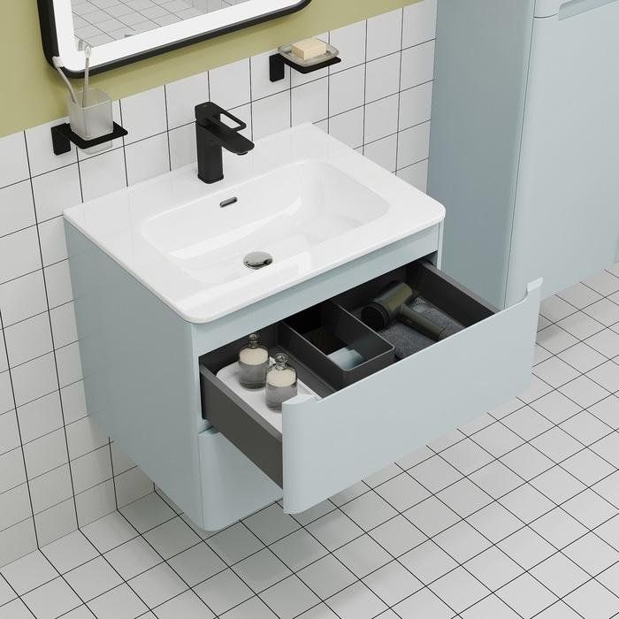 Купить Мебель для ванной IDDIS Edifice 60 подвесная, голубая в Москве с доставкой Мебель для ванной IDDIS Edifice 60 подвесная, голубая