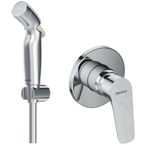 Гигиенический душ Damixa Jupiter 777510001 со смесителем, С ВНУТРЕННЕЙ ЧАСТЬЮ, хром Гигиенический душ Damixa Jupiter 777510001 со смесителем, С ВНУТРЕННЕЙ ЧАСТЬЮ, хром