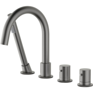 Термостатический смеситель Timo Saona 2330/18Y на борт ванны, черное золото Термостатический смеситель Timo Saona 2330/18Y на борт ванны, черное золото