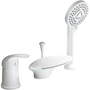 Смеситель на борт ванны Orange Iris M41-333w белый Смеситель на борт ванны Orange Iris M41-333w белый