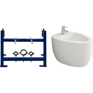 Комплект Биде BOCCHI Etna 1117-001-0120 глянцевое, белое + Инсталляция STWORKI 540201 Комплект Биде BOCCHI Etna 1117-001-0120 глянцевое, белое + Инсталляция STWORKI 540201