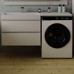 Тумба с раковиной Style Line Даллас 140 Люкс Plus подвесная L