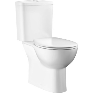 Унитаз-компакт Grohe Bau Ceramic 39349000 безободковый, с микролифтом, бачок 39436000 Унитаз-компакт Grohe Bau Ceramic 39349000 безободковый, с микролифтом, бачок 39436000