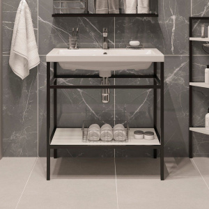 Консоль DIWO Смоленск 80 с раковиной Como 80 Консоль DIWO Смоленск 80 с раковиной Como 80