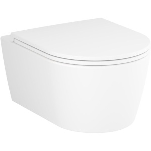 Унитаз подвесной AM.PM Func C8F1700MWSC безободковый, с микролифтом, матовый белый