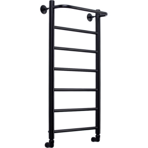 Полотенцесушитель водяной Comfysan Capri W-8 80х40 черный матовый