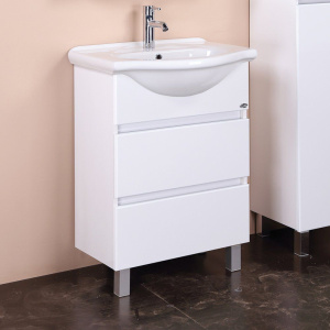 Тумба с раковиной Onika Элита 60 белая