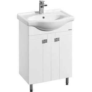 Тумба с раковиной Aquaton Фиджи 60 1A1796K0FG010 белая Тумба с раковиной Aquaton Фиджи 60 1A1796K0FG010 белая