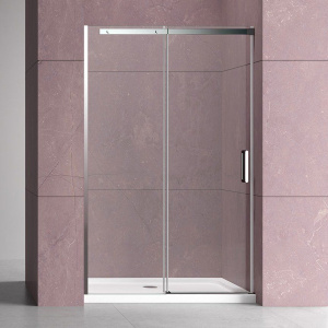 Душевая дверь в нишу Vincea Dice VDS-4D120CL 120 см, профиль хром