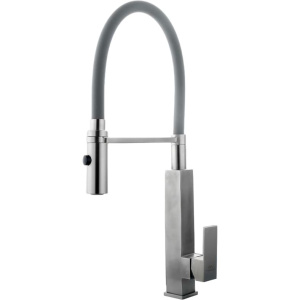 Смеситель для кухни Fashun A54102-12 сатин, серый