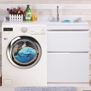 Тумба с раковиной Style Line Даллас 130 Люкс Plus напольная, белая, эмаль R