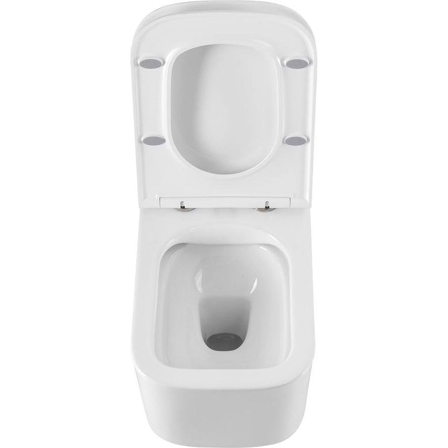 Купить Унитаз подвесной Art&Max Latina AM215CHR/SC с микролифтом, белый в Москве с доставкой Унитаз подвесной Art&Max Latina AM215CHR/SC с микролифтом, белый