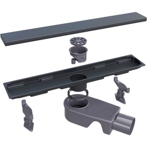 Душевой трап (лоток) RGW Shower Drain SDR-22B 60 см, черный