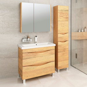 Мебель для ванной Emmy Дакота 80 рустик соломенный Мебель для ванной Emmy Дакота 80 рустик соломенный