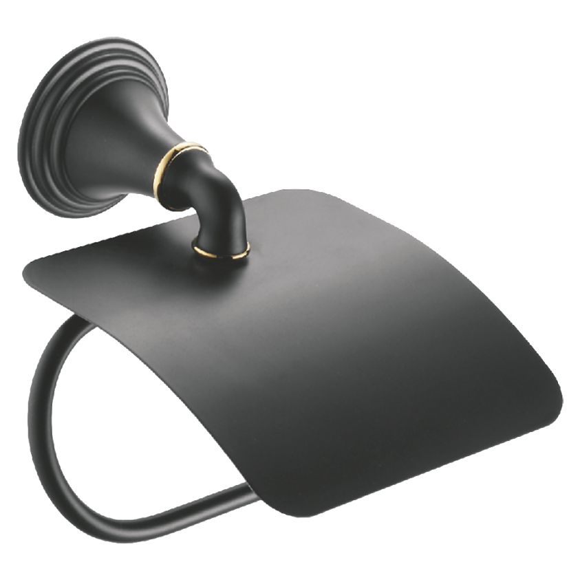 Держатель туалетной бумаги Fixsen Luksor FX-71610B с крышкой Держатель туалетной бумаги Fixsen Luksor FX-71610B с крышкой