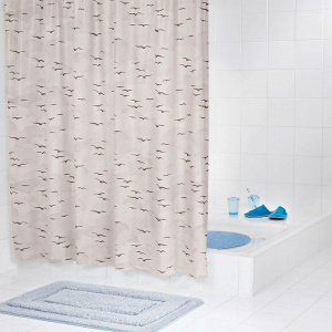 Штора для ванной Ridder Sylt 32319 бежевый, 180x200