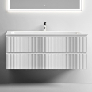 Тумба с раковиной Sancos Snob T 120 см, bianco, раковина CN7017 Тумба с раковиной Sancos Snob T 120 см, bianco, раковина CN7017