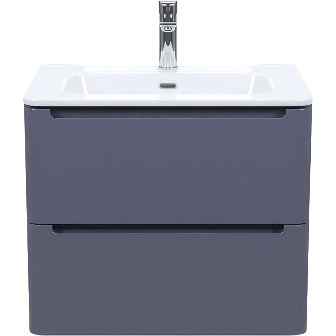 Купить Мебель для ванной IDDIS Edifice 60 подвесная, темно-серая в Москве с доставкой Мебель для ванной IDDIS Edifice 60 подвесная, темно-серая