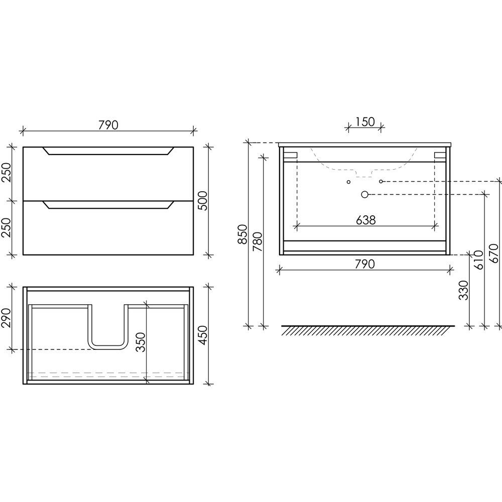Купить Мебель для ванной Sancos Norma 2.0 80 см белый глянец в Москве с доставкой Мебель для ванной Sancos Norma 2.0 80 см белый глянец