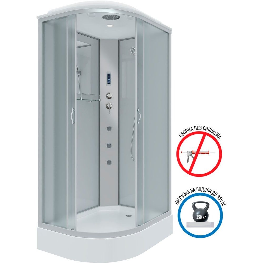 Купить Душевая кабина Niagara Classic NG-3312-14RF 120х80 см, с гидромассажем и пультом управления в Москве с доставкой Душевая кабина Niagara Classic NG-3312-14RF 120х80 см, с гидромассажем и пультом управления