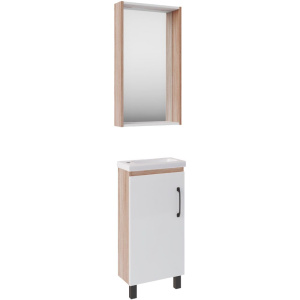 Мебель для ванной комнаты ASB-Mebel Адель 40 белый, дуб сонома